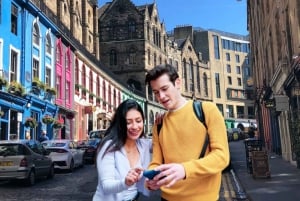 Édimbourg : Visite à pied et jeu d'exploration du Royal Mile