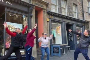 Édimbourg : Visite à pied et jeu d'exploration du Royal Mile