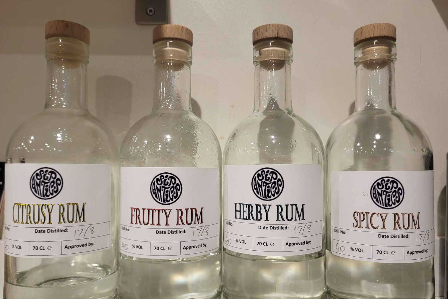 Эдинбург: мастер-класс по перегонке рома с дегустацией рома