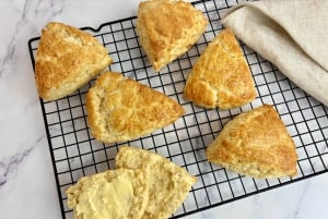 Edinburgh: Scone Baking Class with 3 flavours
