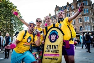Edimburgo: tour avventura in discoteca silenziosa