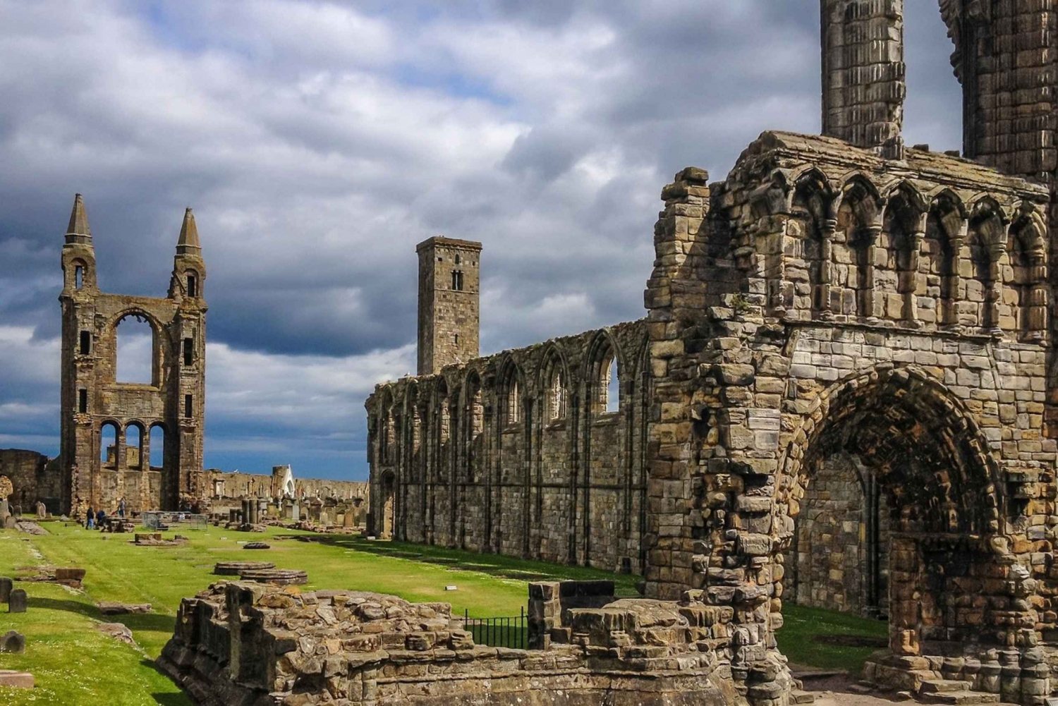 Edinburgh: St Andrews Walk, Dunfermline Abbey en de kust van Fife