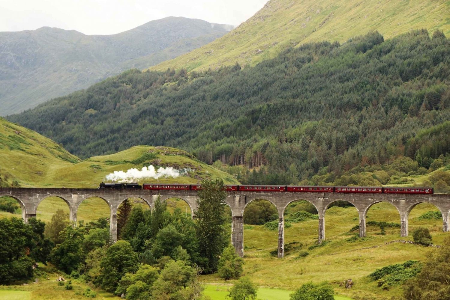 Fra Edinburgh: Glenfinnan-viadukt og dagstur til højlandet