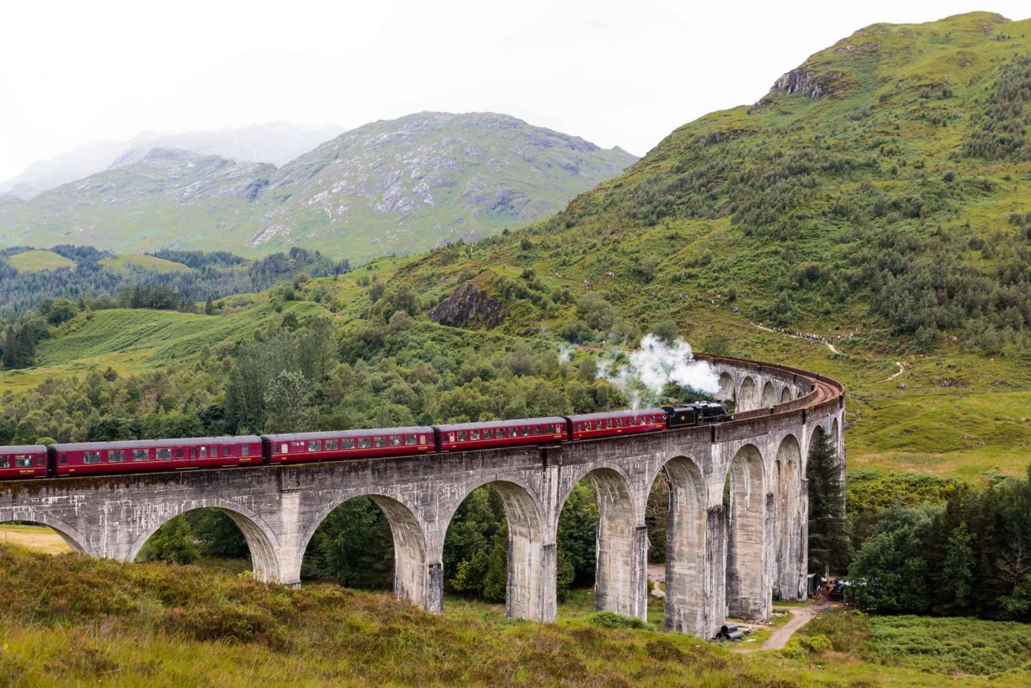 De Edimburgo: Excursão ao Expresso de Hogwarts e às Terras Altas da Escócia
