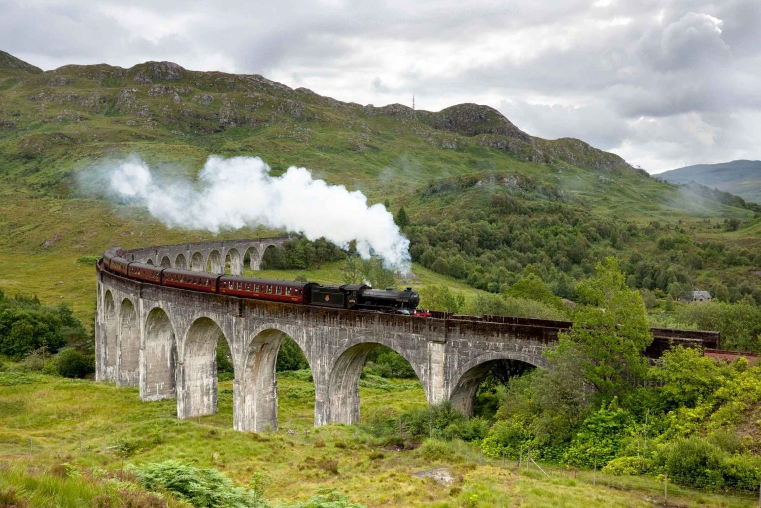 Fra Edinburgh: Isle of Skye og Hogwarts Express 4-dages tur fra Edinburgh