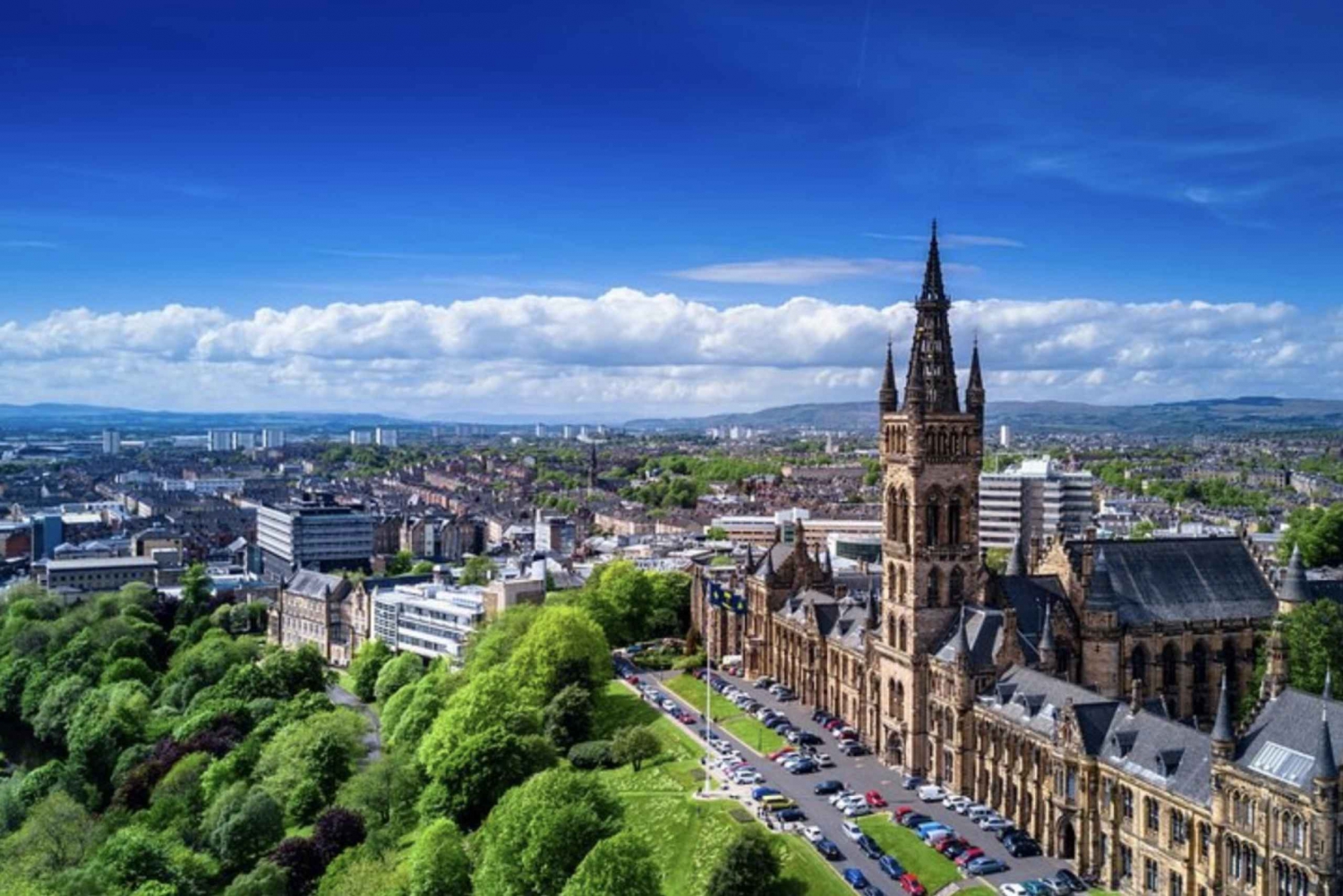 Från Edinburgh: Privat dagstur i Glasgow City i lyxig MPV