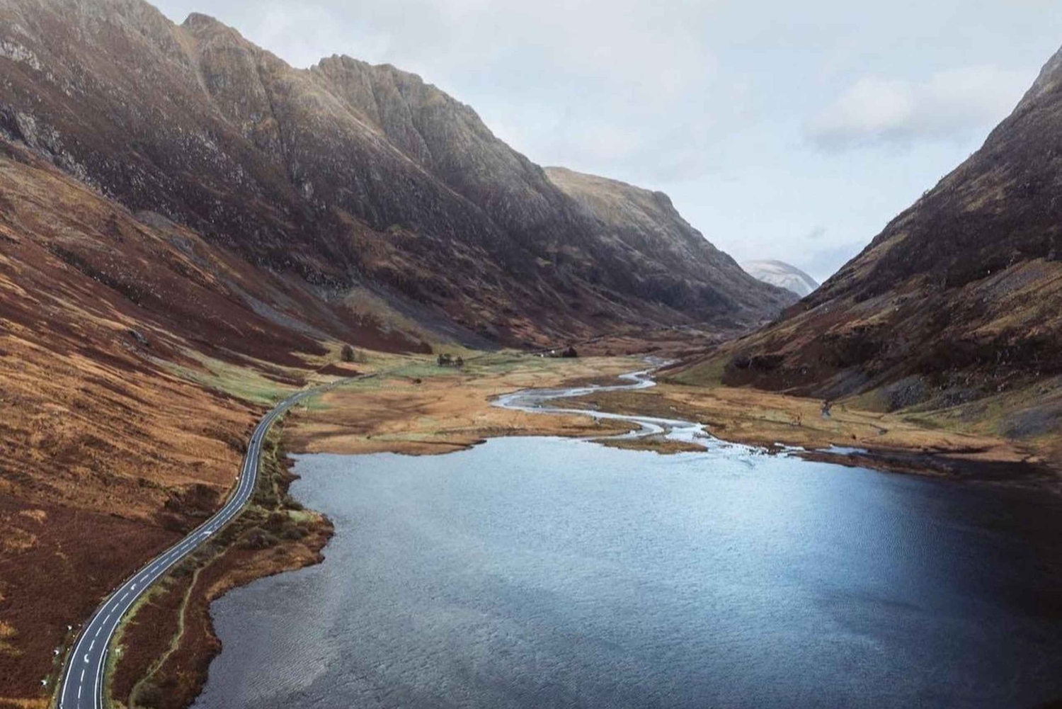 Fra Glasgow: Dagstur til Kelpies, Glencoe og Loch Lomond