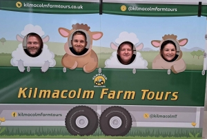 Glasgow: Highland Cow Trailer Tour med hjemmebag
