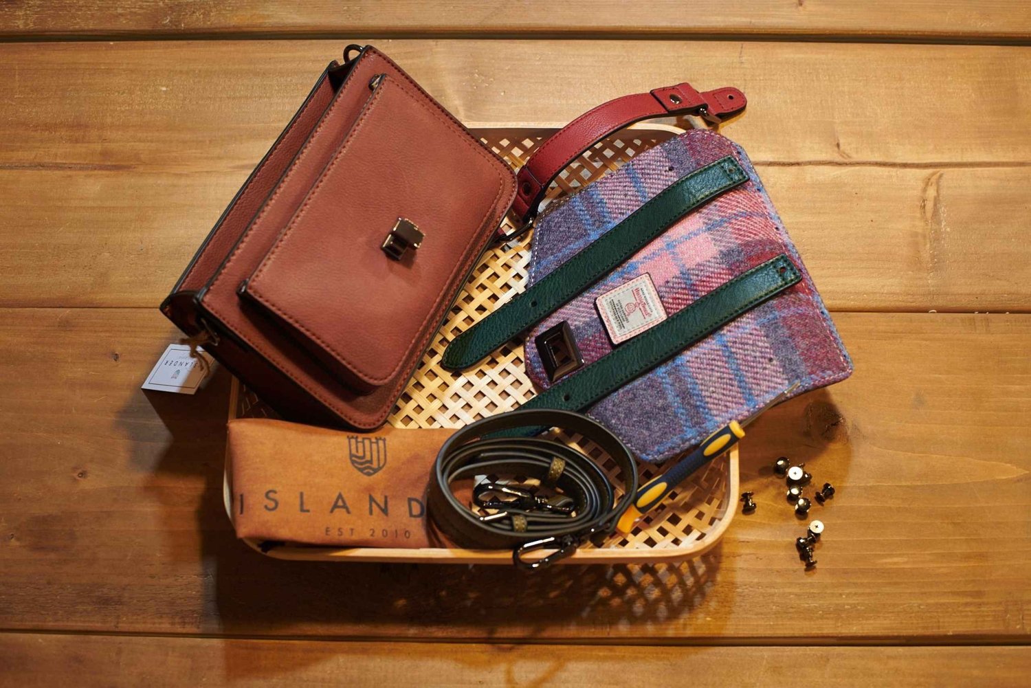 Islander® Harris Tweed® ミニサッチェル カノンゲートワークショップ