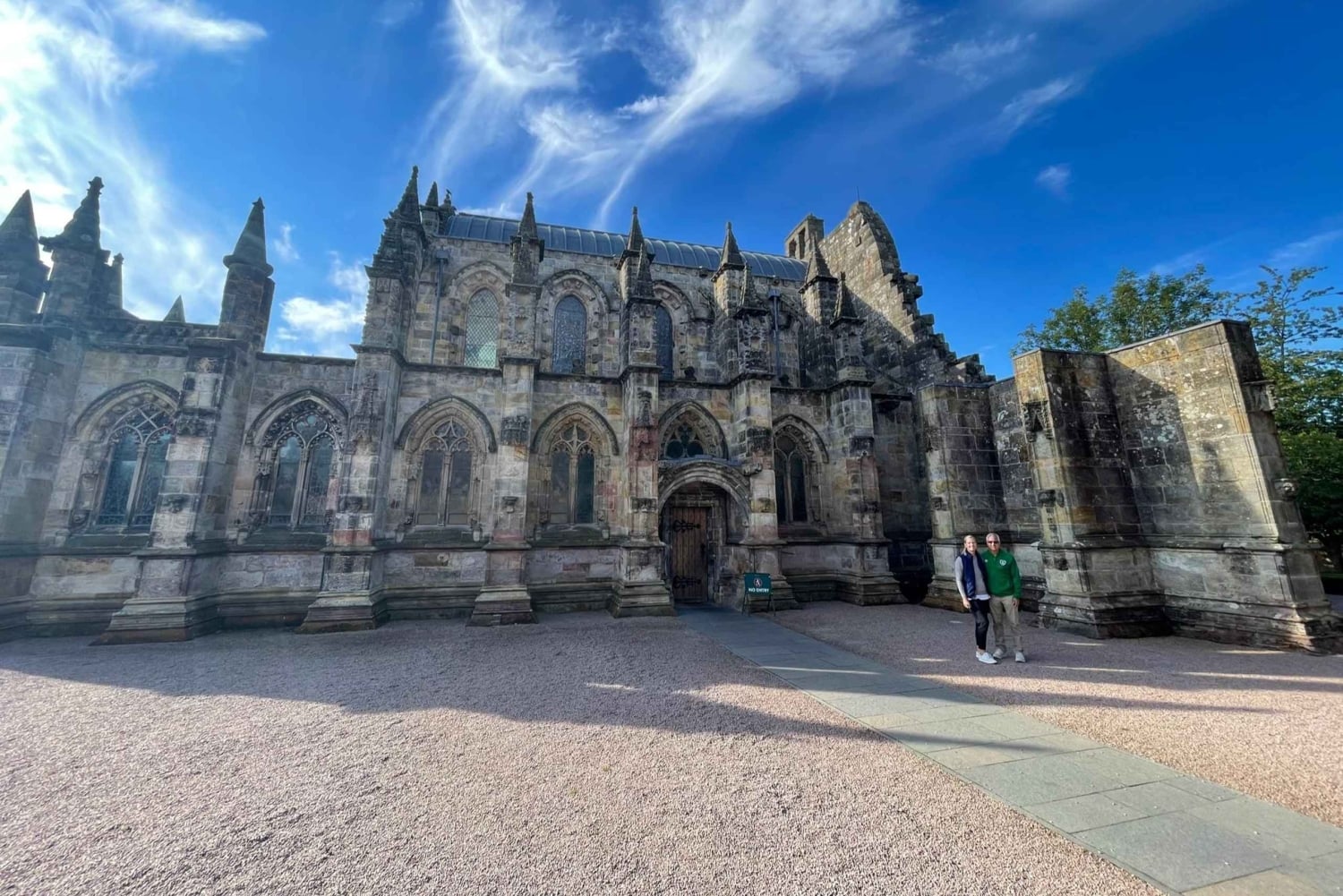 Stein og historie: Dagsutflukt til Rosslyn Chapel og Melrose Abbey