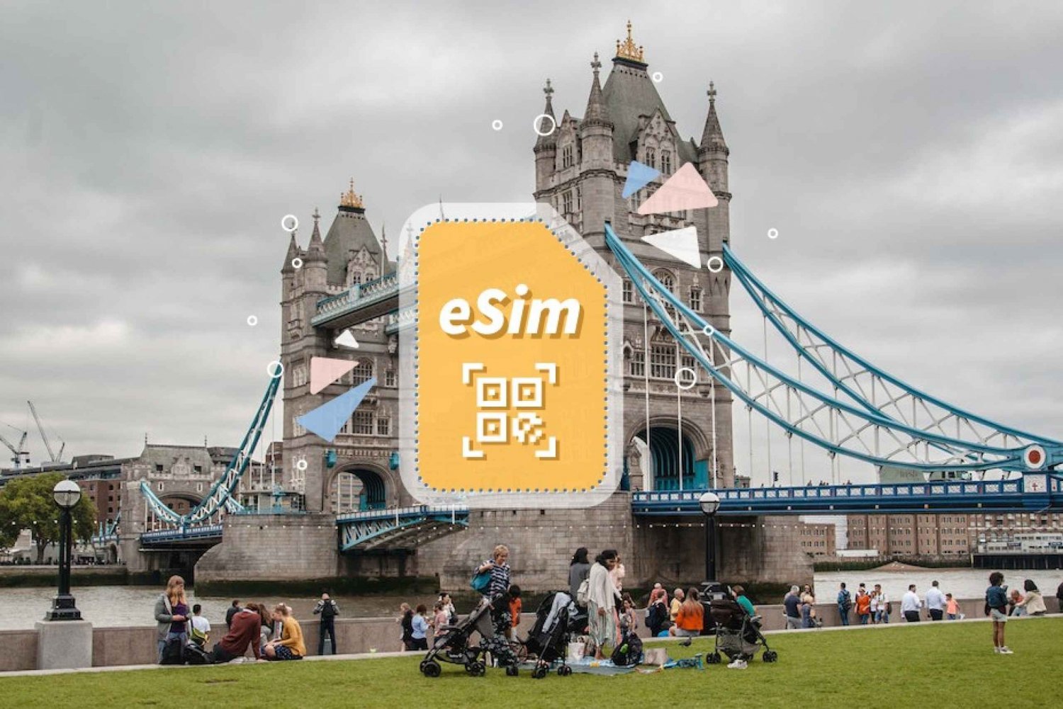 Storbritannien og Europa: 5G eSim mobildataplan
