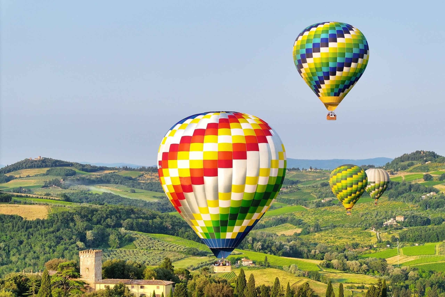 気球 フィレンツェ：トスカーナ上空の気球飛行, Chianti Hills, Florence