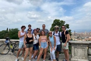 Florencja: wycieczka e-rowerem po toskańskiej wsi z winem w winnicy