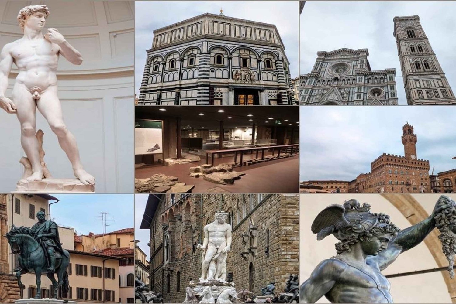 Guidet tur til Accademia, katedralen, krypten og baptisteriet