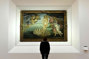 Kunst & Geschichte in den Uffizien: Medici-Einfluss & Terrassenblick