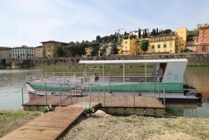 Florence : croisière en bateau électrique et déjeuner toscan