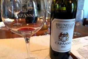 Tour de un día completo sobre el vino Brunello Montalcino desde Florencia