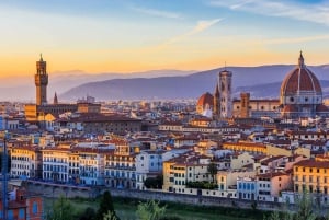 Florencia:Tour panorámico al atardecer Fiesole y Plaza Michelangelo