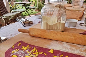 Certaldo: Typowa toskańska lekcja gotowania i wspólny posiłek