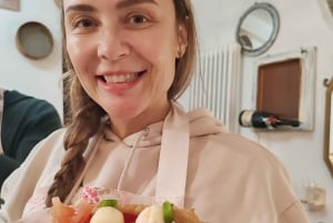 Certaldo: Typowa toskańska lekcja gotowania i wspólny posiłek