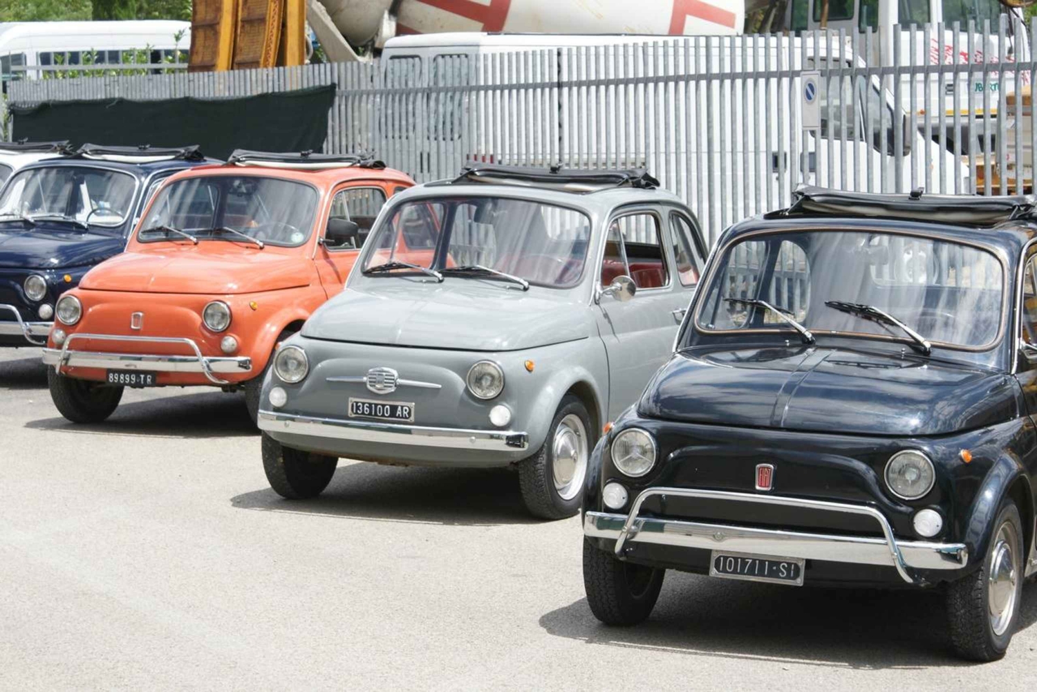 Chianti Countryside Heldagstur av Vintage Fiat 500