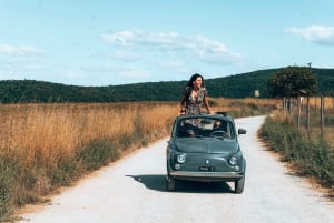Całodniowa wycieczka po okolicy Chianti zabytkowym Fiatem 500