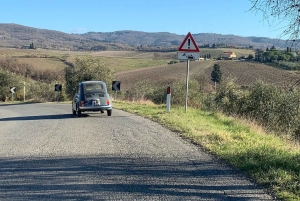 Chianti Countryside Heldagstur av Vintage Fiat 500