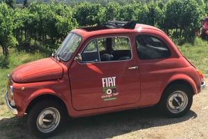 Chianti Countryside Heldagstur av Vintage Fiat 500