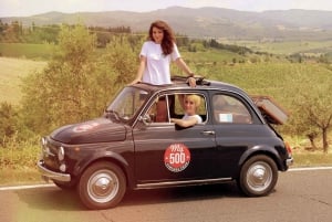 Chianti Countryside Full-Day Tour by Vintage Fiat 500