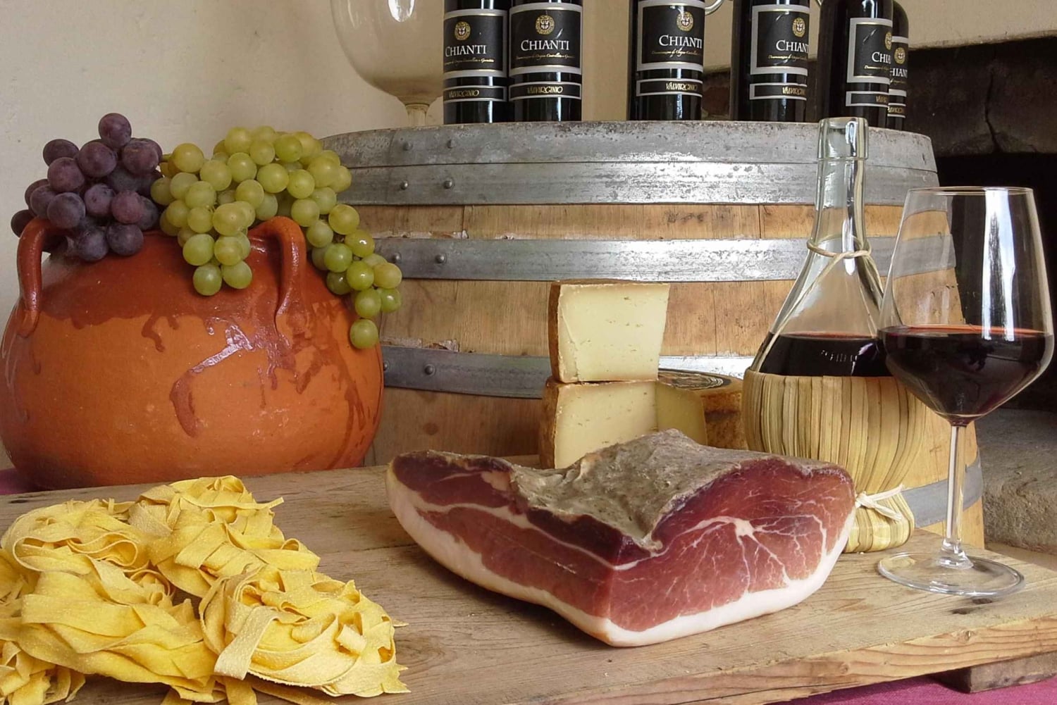 伝統的なトスカーナ農場で料理教室