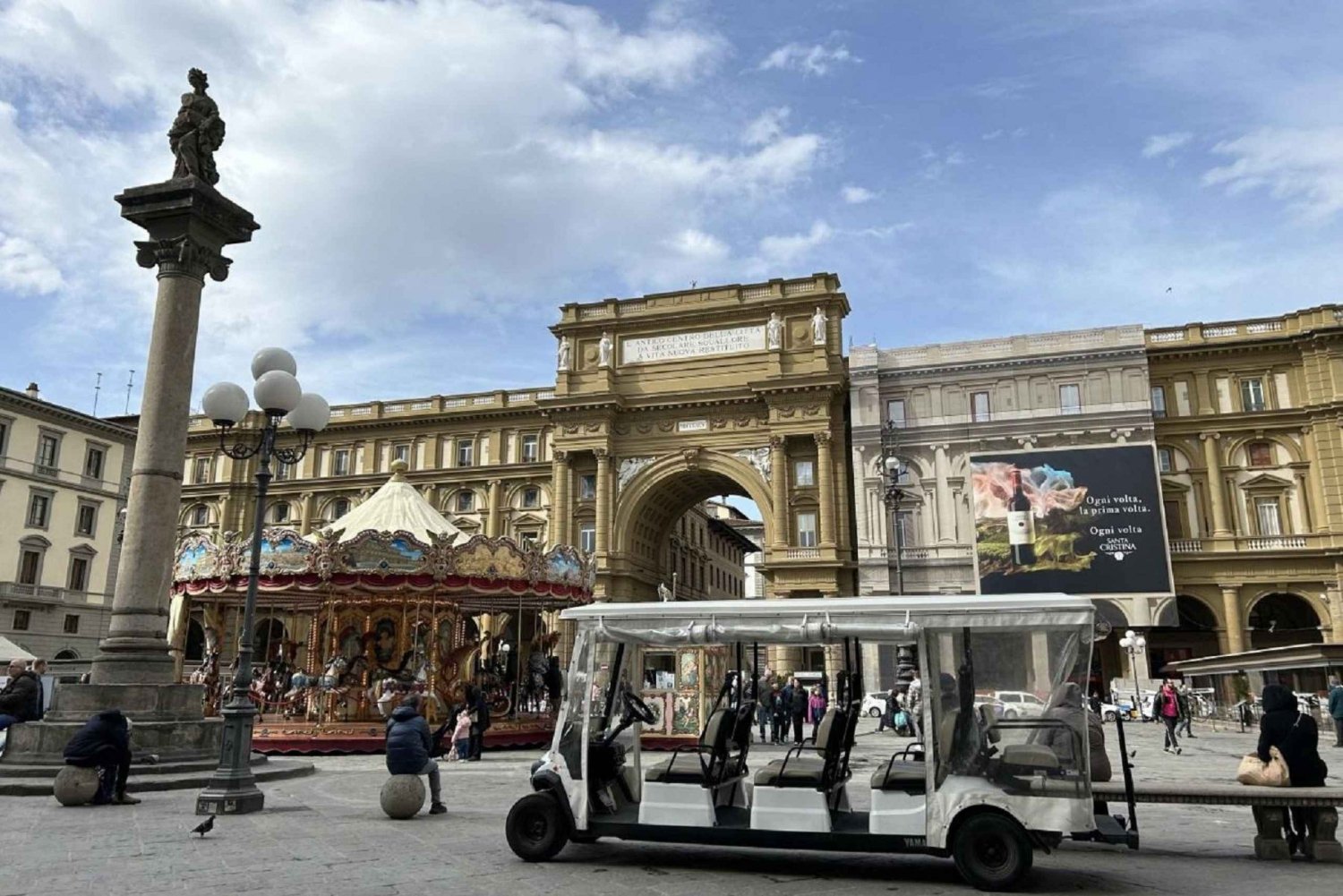 Ontdek de charme van Florence: Privétour met elektrische minicar