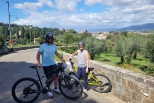Excursion de 2,5 heures sur les collines de Florence en E-bike avec dégustation d'huile d'olive