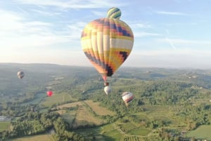 Эксклюзивный частный тур на воздушном шаре для двоих в Тоскане