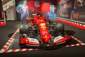 Da Bologna: Musei Ferrari, tour della fabbrica e simulatore di F1