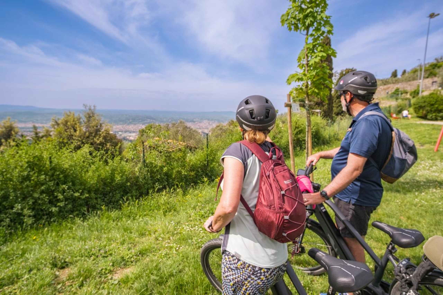 Fiesole E-cykeltur med olivenolie-smagning eller pool & chill