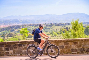 Fiesole E-cykeltur med olivenolie-smagning eller pool & chill