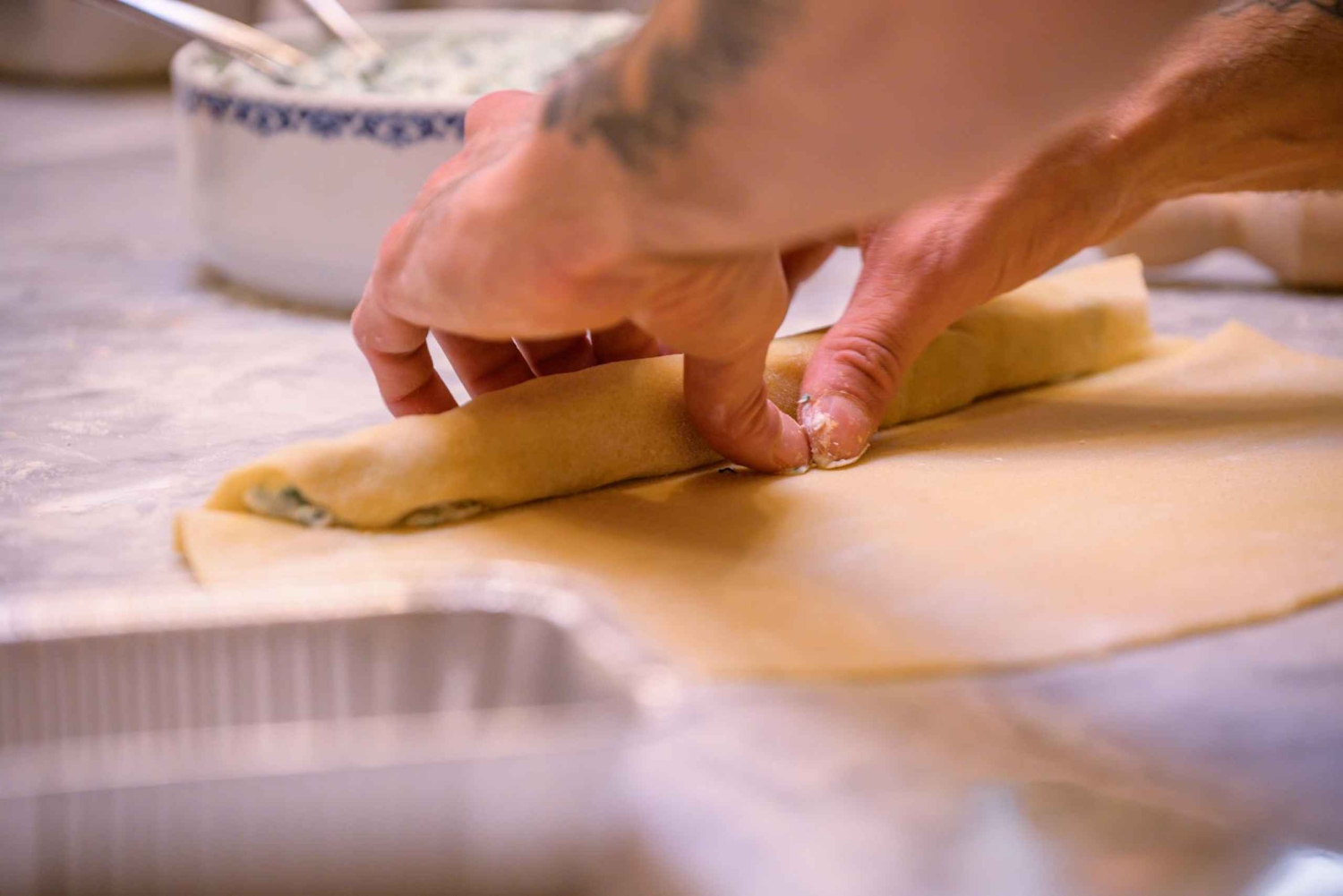 Femretters italiensk madlavningskursus med ubegrænset vin