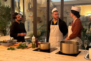 Florence: Flambé Cheese Wheel Truffle Pasta Class & Tiramisù