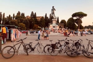 Firenze: Guidet cykeltur med Piazzale Michelangelo