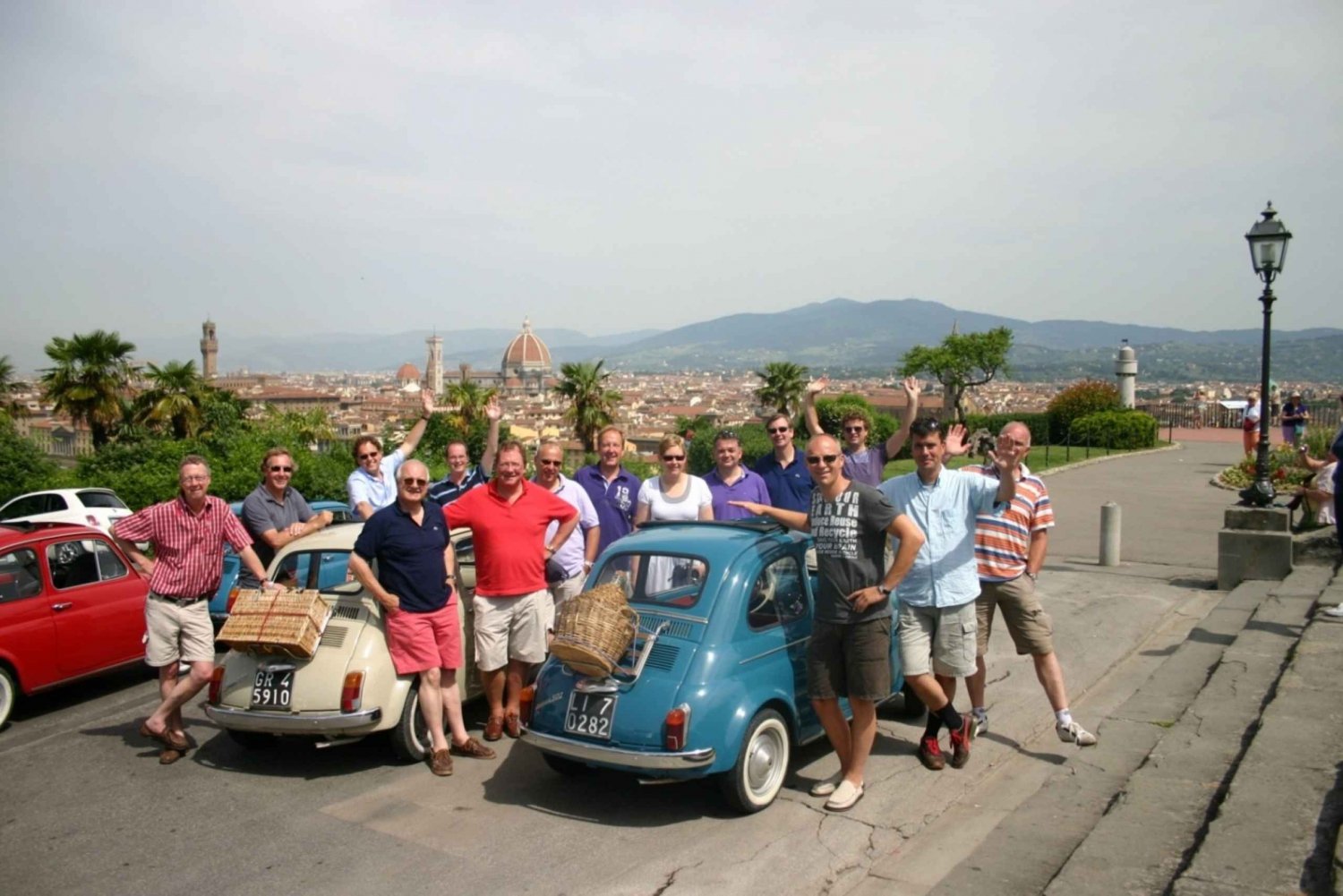 Florence 5-uur durende picknicktour in een vintage Fiat 500