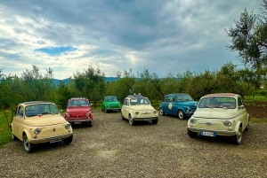 جولة نزهة لمدة 5 ساعات في فلورنسا بسيارة فيات 500 قديمة الطراز