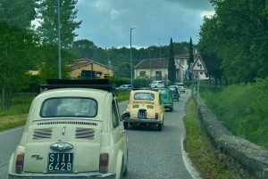 جولة نزهة لمدة 5 ساعات في فلورنسا بسيارة فيات 500 قديمة الطراز