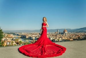 Florencja: sesja zdjęciowa w luksusowych sukienkach