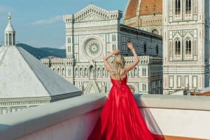 Florencja: sesja zdjęciowa w luksusowych sukienkach