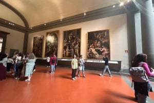 Firenze: Entrébillet til Accademia og David med en vært