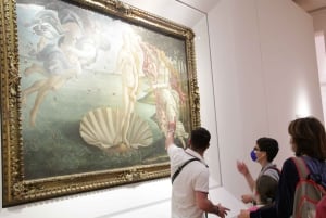 Florens: Accademia och Uffizi-galleriet guidad tur