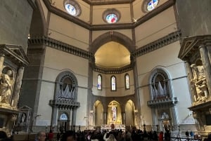 Florens: Rundtur i Accademia, Brunelleschis kupol och katedralen