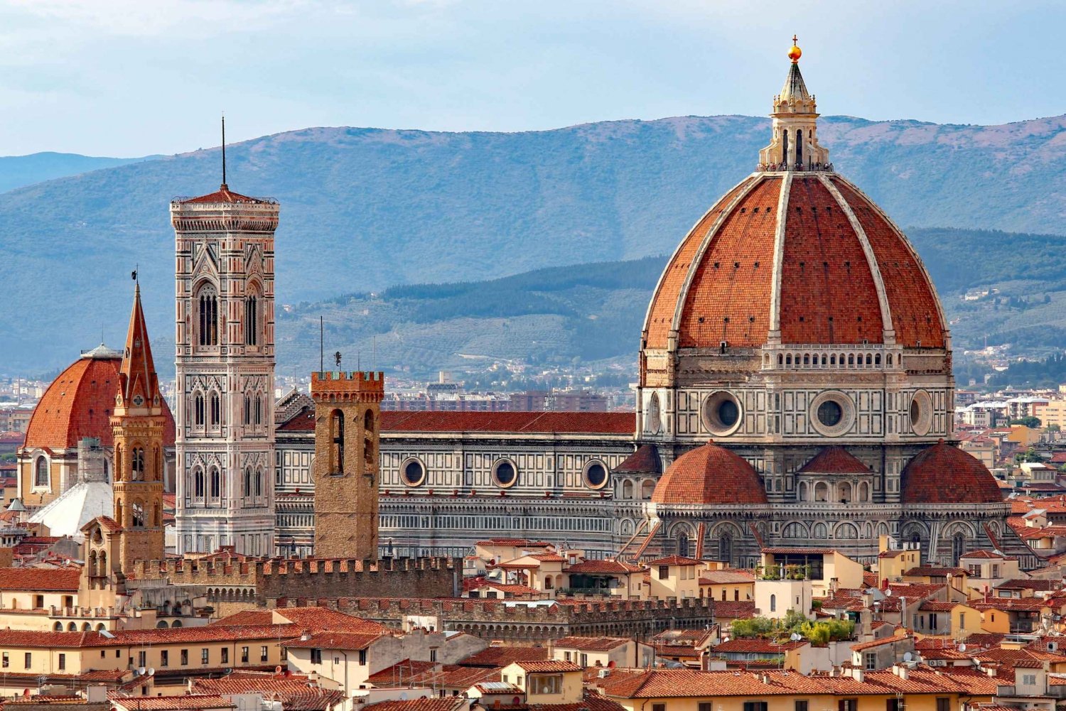 Firenze: Katedraali: Accademia, kupoliin kiipeäminen ja katedraalin museokierros.