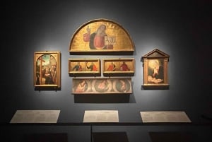 Firenze: Michelangelon Daavidin etusijalippu ja audiosovellus.
