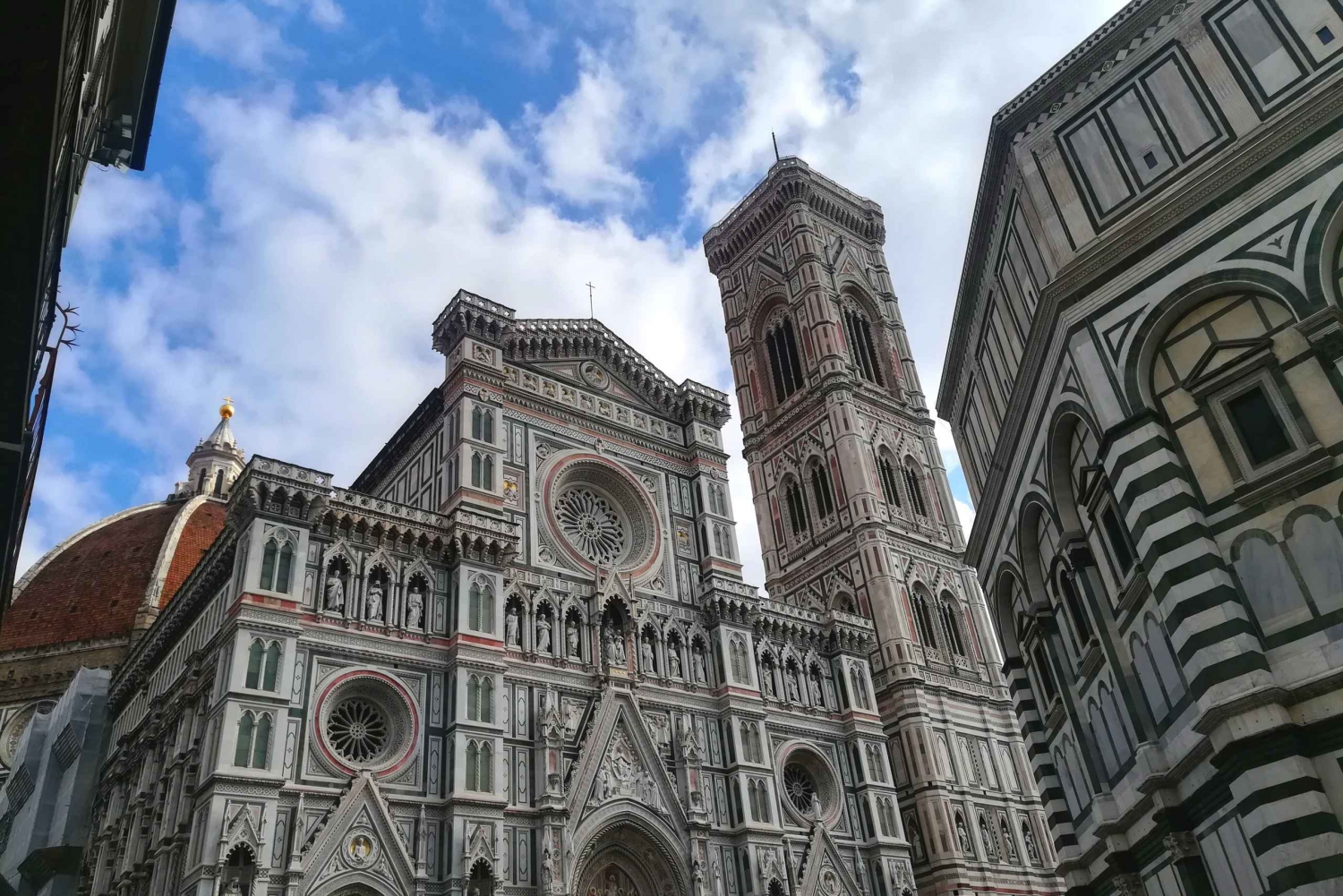 Florencja: Galeria Accademia i katedra z przewodnikiem
